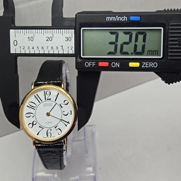 Womens Vintage Fortron Quartz Swiss Made 10k Gold Plated Watch New Battery - Picture 4 of 11